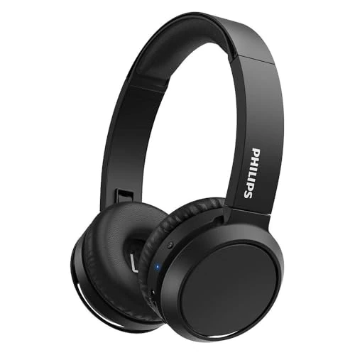 Limited-time offer: Philips On-Ear Headphones H4205BK/00 with Bass Boost Button (Bluetooth, 29 Hours' Playback Time, Quick Charging Feature, Noise Isolating, Flat Folding), Matte Black from 57.76 GBP to 57.76 GBP (save 0%)