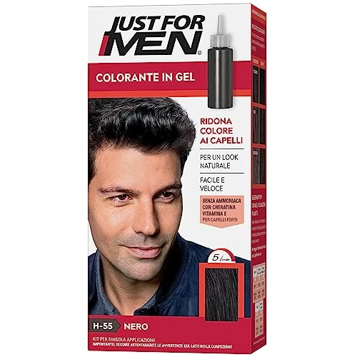 Offre limitée : Just For Men Colorant en gel, teinte semi-permanente pour homme, look naturel, sans ammoniaque, noir de 14.86 € à 14.86 € (0.00% de remise)
