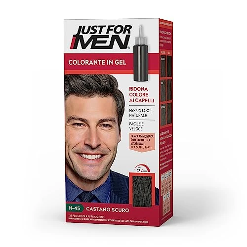 Offre limitée : Just For Men Colorant en gel, teinte semi-permanente pour homme, look naturel, sans ammoniaque, marron foncé de 11.27 EUR à 11.27 EUR (remise 0%)