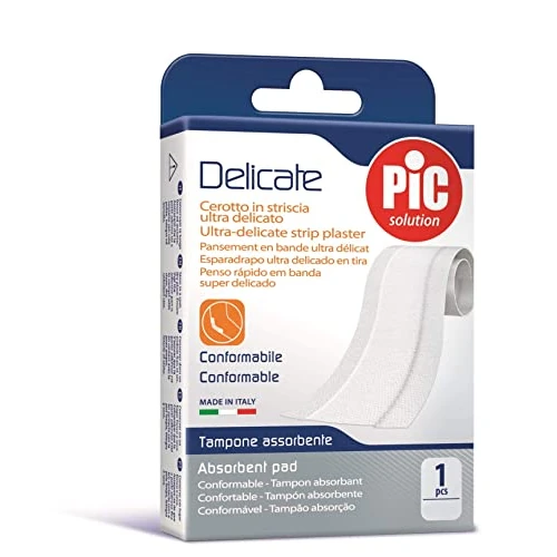Offerta a tempo: Pic Solution Cerotto In Striscia In Tessuto Non Tessuto, 500 Cm Lunghezza X 6 Cm Larghezza Bianco - 150 Gr — 28% da 19,21 € a 13,77 €
