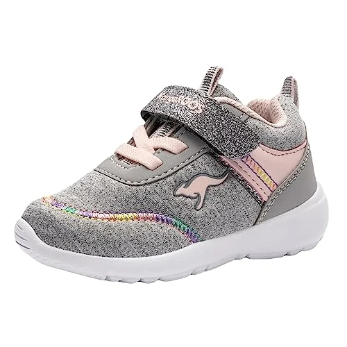 Offerta a tempo: KangaROOS Sneaker da Ragazza Ky-chummy Ev, Vapor Grey Frost Pink 2063 - Vapor Grey Frost, 21 EU - 19% da 29.95 € a 24.21 €
