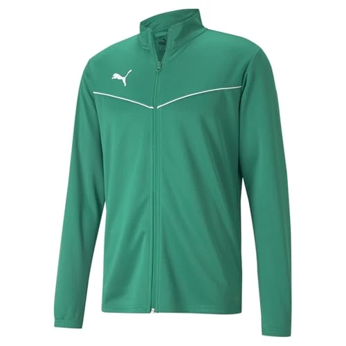 PUMA teamRISE Training Poly Jacket, Giacca sportiva Uomo, Pepper Green/White, XXL