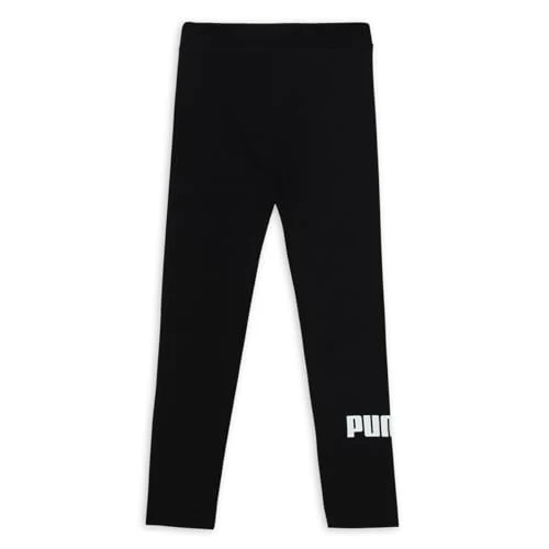PUMA Mädchen Logo Leggings, Schwarz, 104 EU