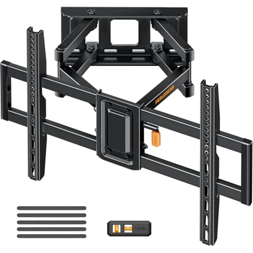 Limited offer: Perlegear TV Wall Mount for 37-75 Inch LED LCD Plasma and Curved Screens, Tilt and Swivel, VESA 200 x 100-600 x 400 Maximum Capacity 60 kg from 49.99 EUR to 36.09 EUR (save 28%)