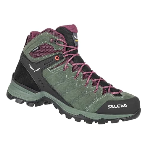 Salewa Ws Alp Mate Mid Ptx, Duck Green/Rhododendon, 3.5, Female