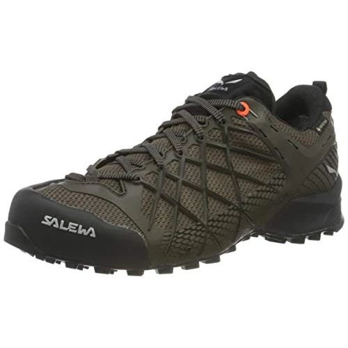 Tijdelijke aanbieding: Salewa Heren MS Wildfire Gore-TEX trekking- en wandelschoenen, Black Olive/Wallnut, 44.5 EU van 108.90 € naar 108.90 € (0.00% korting)