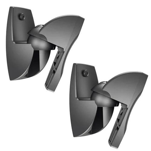 Offerta a tempo: Vogel's VLB 500 B Staffa per montaggio a parete per altoparlanti, Girevole, Premontato, Max 5 Kg, Imballaggio ecologico, Nero (2 staffe) - 0.00% da 16.99 € a 16.99 €