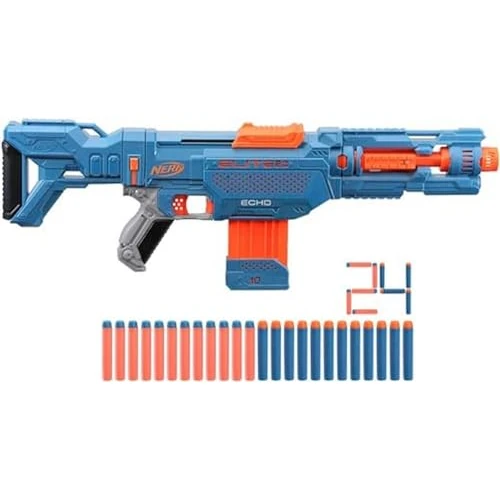 Offerta a tempo: Hasbro Nerf Elite 2.0-Echo CS-10 (blaster con caricatore a clip da 10 24 dardi inclusi) - 36% da 54.99 € a 34.99 €