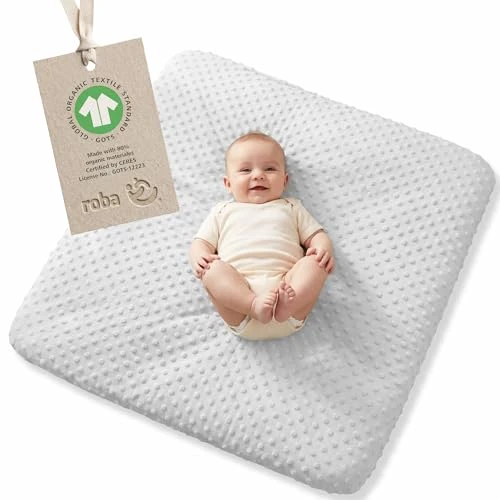 Oferta limitada: roba Funda Ajustable para Cambiador Lil Planet 75 x 85 cm, Terry Dots, 80 % Algodón Orgánico, GOTS y OEKO-TEX® STANDARD 100, Gris Plata de 14.90 € a 12.19 € (ahorro 18%)