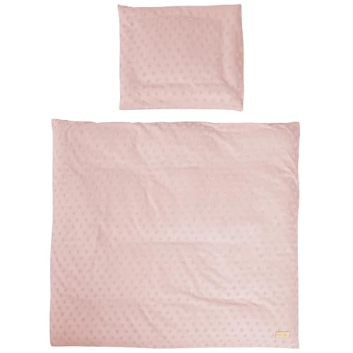 Offerta a tempo: roba Biancheria da Lettino per Bambini Lil Planet, 2 Pezzi, Copripiumino 80 x 80 cm + Federa 40 x 35 cm, Cotone Certificato GOTS e Oeko-Tex 100, Rosa - 0.00% da 23.52 € a 23.52 €