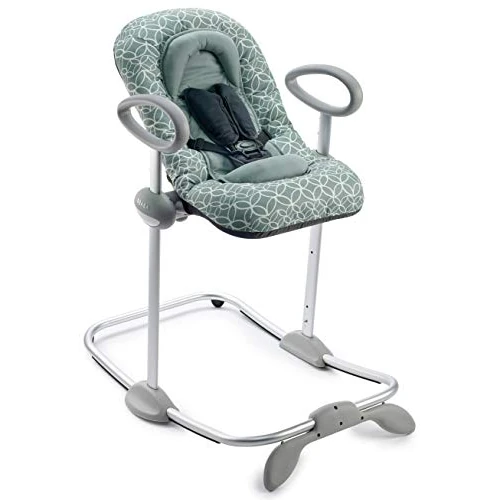 Offerta a tempo: BÉABA - Sdraietta Up&Down III, Dondolo per Neonato e Bambini, Regolabile in Altezza, 3 Posizioni d'Inclinazione, Cinture di Sicurezza, Leaves - 37% da 138.80 € a 87.34 €