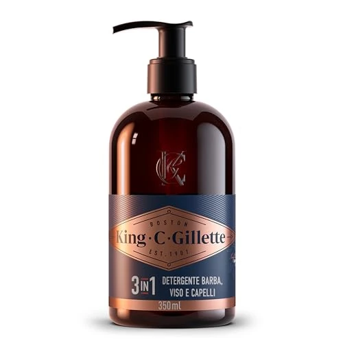 King C. Gillette King 8083482 Płyn do Mycia Twarzy, 350 ml