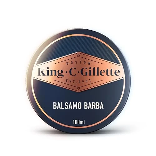 Oferta limitada: King C. Gillette Bálsamo Barba Hombre con Manteca de Cacao, Aceite de Argán y Manteca de Karité, Suavizante De Barba Ligero Acondicionador Profundo, 100 ml de 9.99 EUR a 6.79 EUR (ahorro 32%)