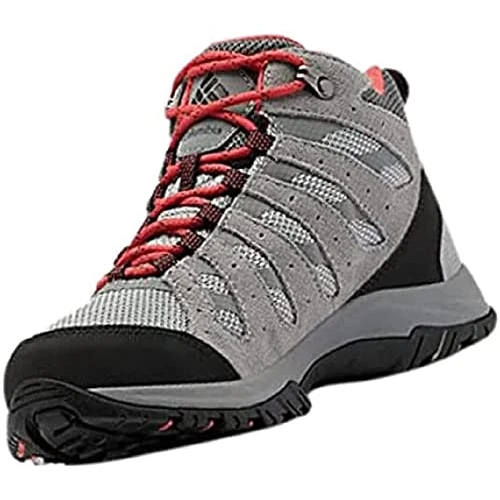 Offerta a tempo: Columbia Redmond 3 Mid Wp, Scarponi da trekking ed escursionismo impermeabili a vita media Donna, Steam Red Coral 2024, 40.5 EU - 60% da 110.00 € a 44.00 €