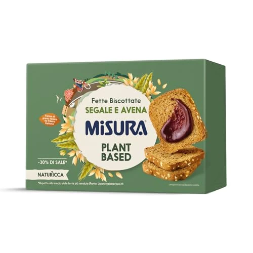 Misura Natura Rica Biscuit Slices with Germogliated Grain | Pack of 320 g