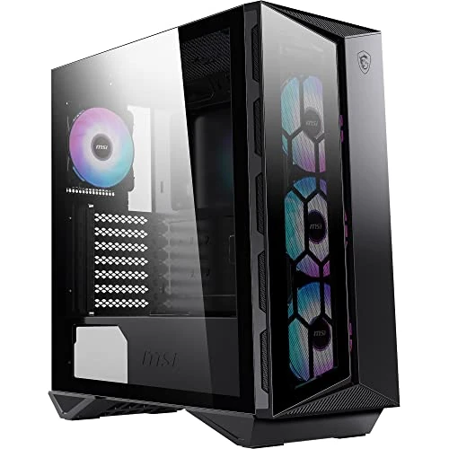 Offre limitee: MSI MPG GUNGNIR 110R Boîtier PC, Mid-Tower, USB 3.2 Gen2 Type C, 1 à 6 Cartes de Contrôle ARGB, 2X Panneaux en Verre Trempé, ATX, mATX, Mini-ITX de 109.99 EUR a 84.99 EUR (economie 23%)