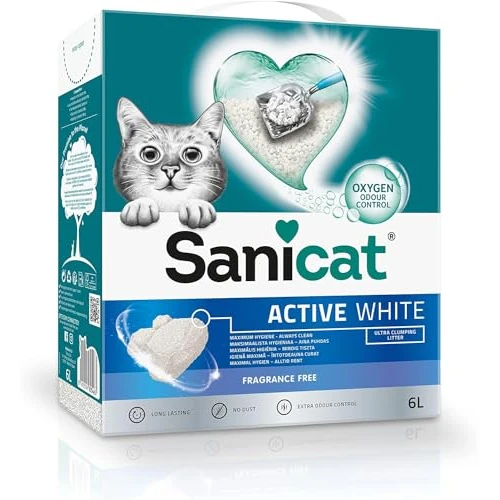 Oferta limitada: Sanicat - Arena para Gatos Aglomerante Sin Perfume, Hecha de minerales con Control de Olor garantizado, Absorbe la Humedad y facilita la Limpieza, 6L de Capacidad de 13.67 € a 13.67 € (ahorro 0.00%)