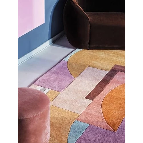 Oferta limitada: RugVista Arty, Alfombra Moderna, Pelo Medio, 160 x 230 cm, Rectangular, Calidad cert. Care & Fair, Lana, Pasillo, Dormitorio, Cocina, Salón, Comedor, Despacho, Multicolor de 413.00 EUR a 413.00 EUR (ahorro 0%)