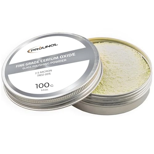 Offerta a tempo: Prounol Rimuovi Graffi Vetro, Polvere Lucidante Fine, Made in EU - 100 g - 0.00% da 16.99 € a 16.99 €