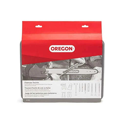 Offerta a tempo: Oregon Kit per l'Affilatura della Catena della Motosega Include Custodia Rigida, Lime, Manici, Misuratore di Profondità, Morsa per Ceppi, Cuneo di Abbattimento ed Altri Accessori (601981) - 0.00% da 35.24 € a 35.24 €