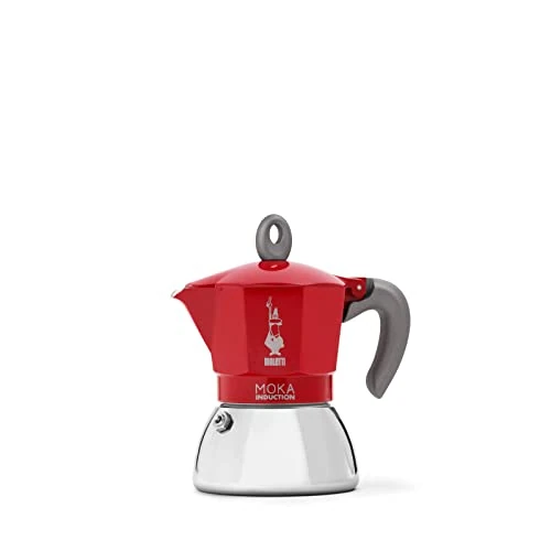 Limited-time offer: Bialetti - Moka Induction, Moka Pot, Suitable for all Types of Hobs, 4 Cups Espresso (5.7 Oz), Red from $74.95 to $54.27 (save 28%)