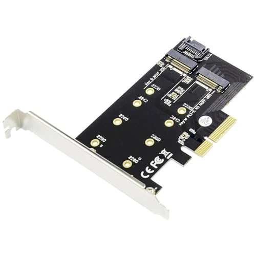 Oferta limitada: DIGITUS M.2 NGFF/NVMe SSD PCIexpress - Tarjeta de expansión (soporta Discos B, M y B + M, tamaño 80, 60, 42 y 30 mm) de 14.24 € a 14.24 € (ahorro 0.00%)