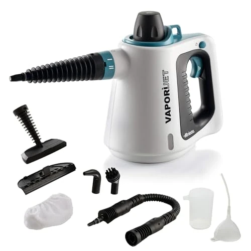 Oferta limitada: Ariete 4137 - Pistola de vapor, 1.050 W, 3,5 bar, capacidad 0.17 l, tapón seguridad, caldera aluminio, 8 accesorios de limpieza, vapor 8 minutos, calentamiento 3 minutos, color blanco de 44.90 EUR a 39.99 EUR (ahorro 11%)