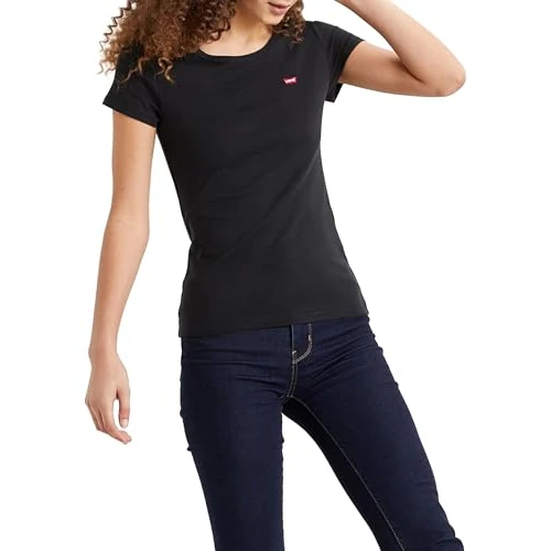 Offerta a tempo: Levi's 2pack Crewneck Tee 2 Pack Tee Mineral B, T-shirt Donna, Pack Of 2 Tea Mineral Black & Mineral Black, XL - 48% da 40.00 € a 20.93 €