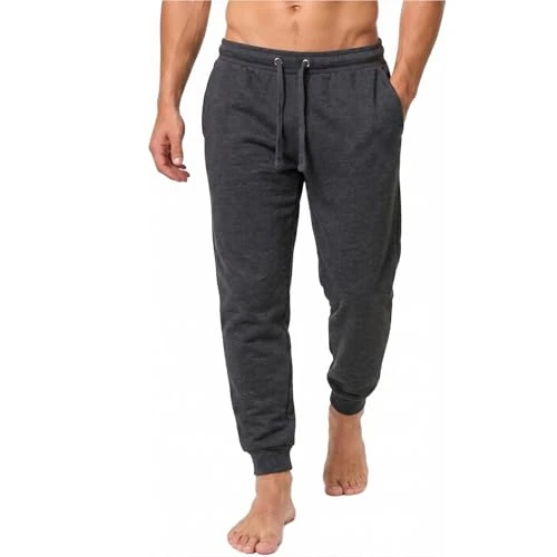 Limited-time offer: Iron Mountain Mens Joggers – Fleece Jogging Bottoms for Men, Lightweight Cuffed Sweatpants with Drawstring Waist, Casual Gym & Lounge Tracksuit Bottoms (Charcoal Marl, M) from 10.95 £ to 10.95 £ (save 0.00%)