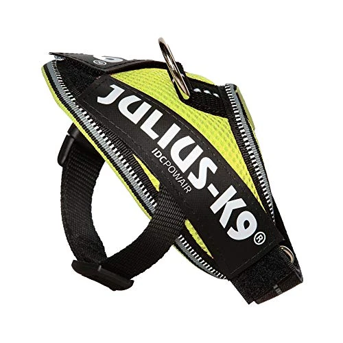 Julius-K9, Arnés IDC Powair, Tamaño: 3XS / Baby 1, Neón