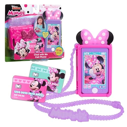 Offre limitée : Just Play Coffret téléphone Portable Minnie Mouse Disney Junior, Effets sonores et Lumineux, Jouet pour Enfants de 3 Ans et Plus, 19.05 de 20.16 € à 20.16 € (0.00% de remise)