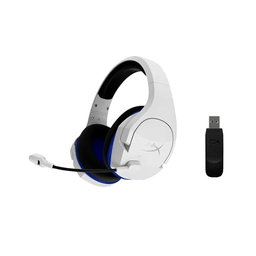 HyperX Cloud Stinger Core – Casque de jeu sans fil, pour PS4, PC, Léger, Arceaux en acier durable, Microphone à suppression de bruit