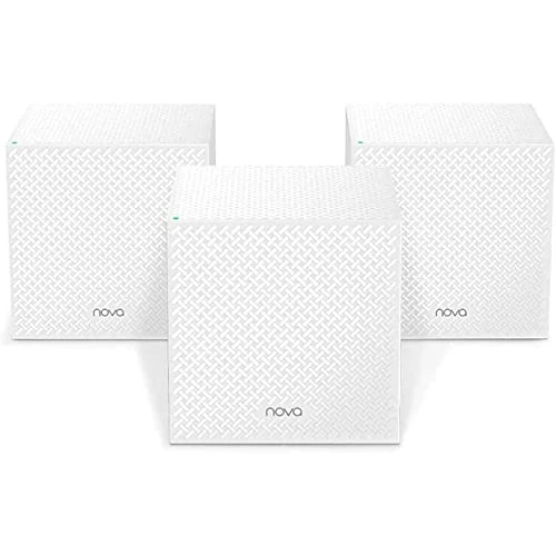 Offre limitée : Tenda Nova MW12-3 Pack Système WiFi Mesh AC2100M pour la Couverture Maison/PME de 600 m² Multi-étage, Remplacement Routeur&Répéteur, 2 Ports Gigabit x3, Installation APP Facile, Compatible avec Alexa de 149.99 € à 89.99 € (40% de remise)