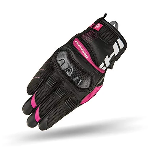 Offerta a tempo: SHIMA X-BREEZE 2 LADY Guanti Moto Donna - Guanti Tessile Ventilati, Estiva, Touchscreen con Protettore Nocche in Carbonio, Palmo Rinforzato (Fucsia, L) - 8% da 54.99 € a 50.58 €
