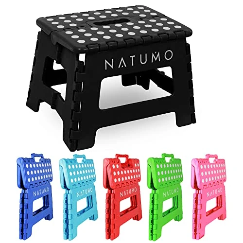 Oferta limitada: Natumo® - Taburete plegable para 150 kg, taburete de cocina, baño, silla plegable de jardín, pequeño reposapiés para niños, ayuda para ascenso, lavabo, para niños y adultos de 24.99 € a 24.99 € (ahorro 0.00%)