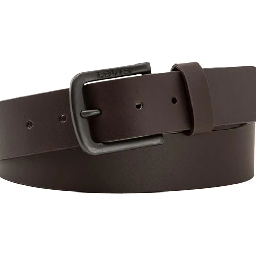 Levi's Men's Seine Metal APPAREL_BELT, Dunkelbraun, 75