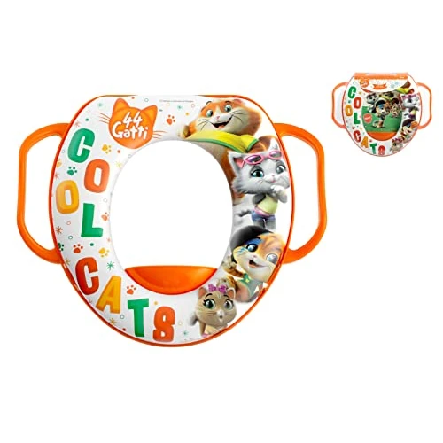Offre limitée : Lulabi Lulabi Réducteur WC 44 chats avec poignées de 15.64 € à 15.64 € (0.00% de remise)