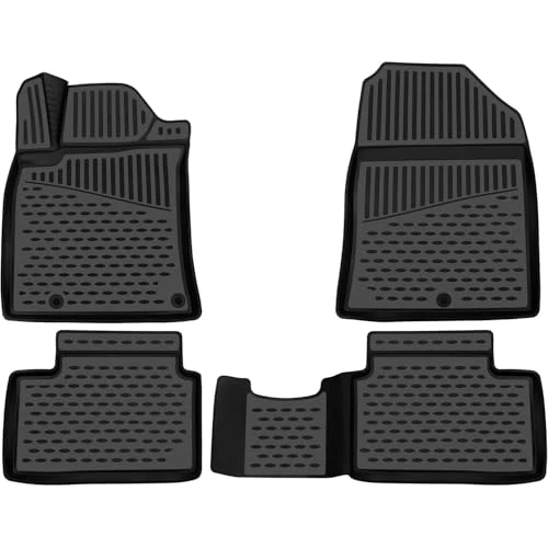 Element EXP.ELEMENT3D02416210k 3D Rubber Floor Mats Volvo V60 2018 4-Piece Black Fit