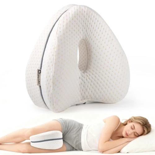Offerta a tempo: Dioxide Cuscino per Gambe, Cuscino Gambe per Dormire (Bianco) - 5% da 18.99 € a 17.99 €
