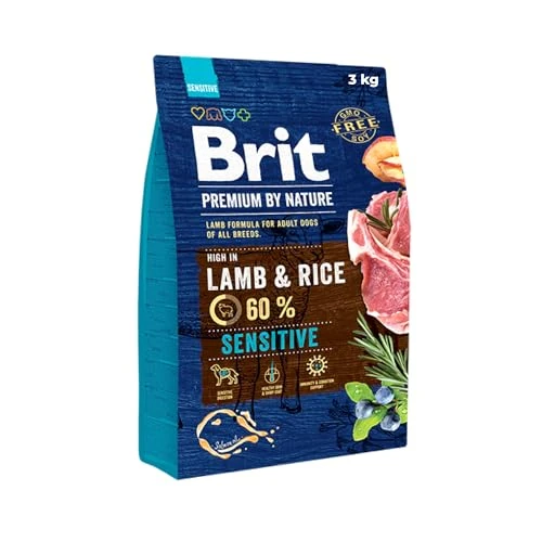 Zeitlich begrenztes Angebot: Brit Premium Sensitive Trockenfutter mit Lamm für empfindliche Hunde, 3 kg von 15.78 € auf 15.78 € (0.00% Rabatt)