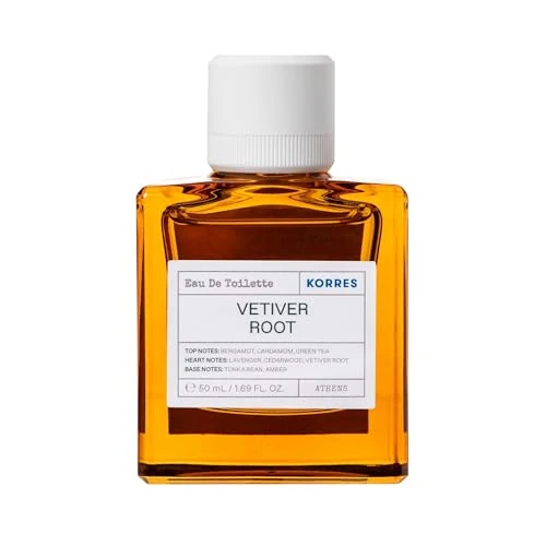 Zeitlich begrenztes Angebot: KORRES VETIVER ROOT Eau De Toilette für Herren, maskuliner Herrenduft mit Zedernholz Akkorden, erdig, warm & holzig, vegan, dermatologisch getestet, 50 ml von 48.90 € auf 34.09 € (30% Rabatt)