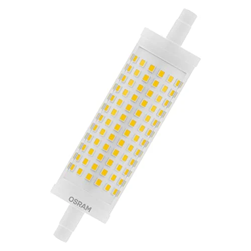 OSRAM Lampe de poche LED avec base R7s, tube LED avec ampoule de 19 W, remplacement d'une ampoule de 150 W, 2452 lm, blanc chaud (2700 K)