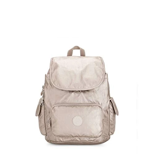 Kipling Damen City Pack S Kleiner Sac à dos, Brillance métallique, 10.75''L x 13.25''H x 7.5''D, Petit sac à dos City Pack pour femme, léger et polyvalent, sac à dos