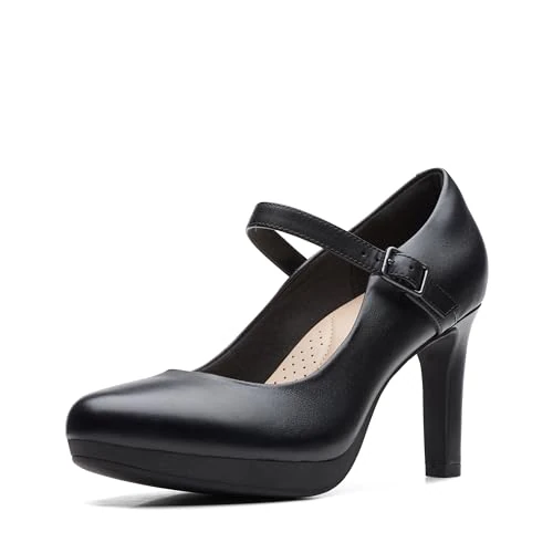 Offerta a tempo: Clarks Women's Ambyr Shine Pump, Pelle Nera, 44 EU - 0.00% da 50.80 € a 50.80 €