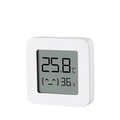 Offerta a tempo: Xiaomi Mi Temperature and Humidity Monitor 2, Monitor Temperatura e Umidità, Design Elegante, Connessione Bluetooth, Schermo 1.5" LCD, Bianco, Versione Italiana - 14% da 14.99 € a 12.95 €