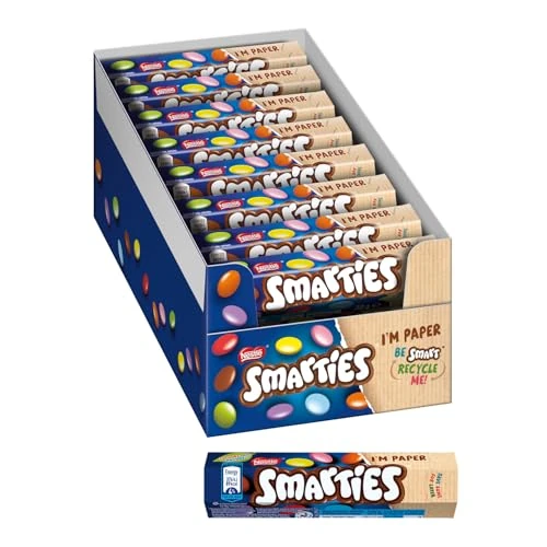 Nestlé Smarties Konfetti mit Milchschokolade, 24 Tuben à 38 g