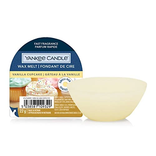 Offerta a tempo: Yankee Candle cialde Wax Melt | Vanilla Cupcake | Durata della fragranza: fino a 8 ore | 1 pezzo - 13% da 2.89 € a 2.50 €