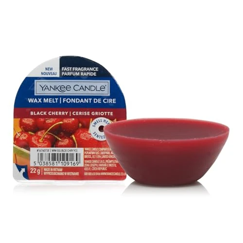Offerta a tempo: Yankee Candle cialde Wax Melt | Black Cherry | Durata della fragranza: fino a 8 ore | 1 pezzo - 13% da 2.89 € a 2.50 €