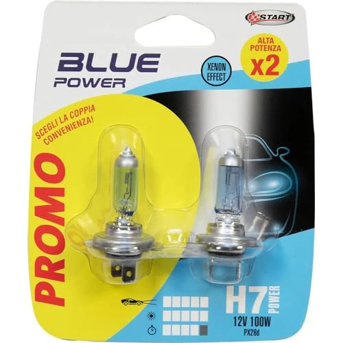 Offerta a tempo: Start Coppia di lampadine auto alogene H7 12V 100W PX26d - 37% da 10.79 € a 6.85 €