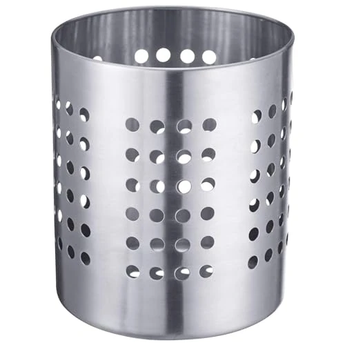 Offerta a tempo: Westmark Cestello portaposate, Rotondo, Diametro: 10 cm, Altezza: 13 cm, Acciaio inox, Argento, 69012211 - 0.00% da 10.99 € a 10.99 €